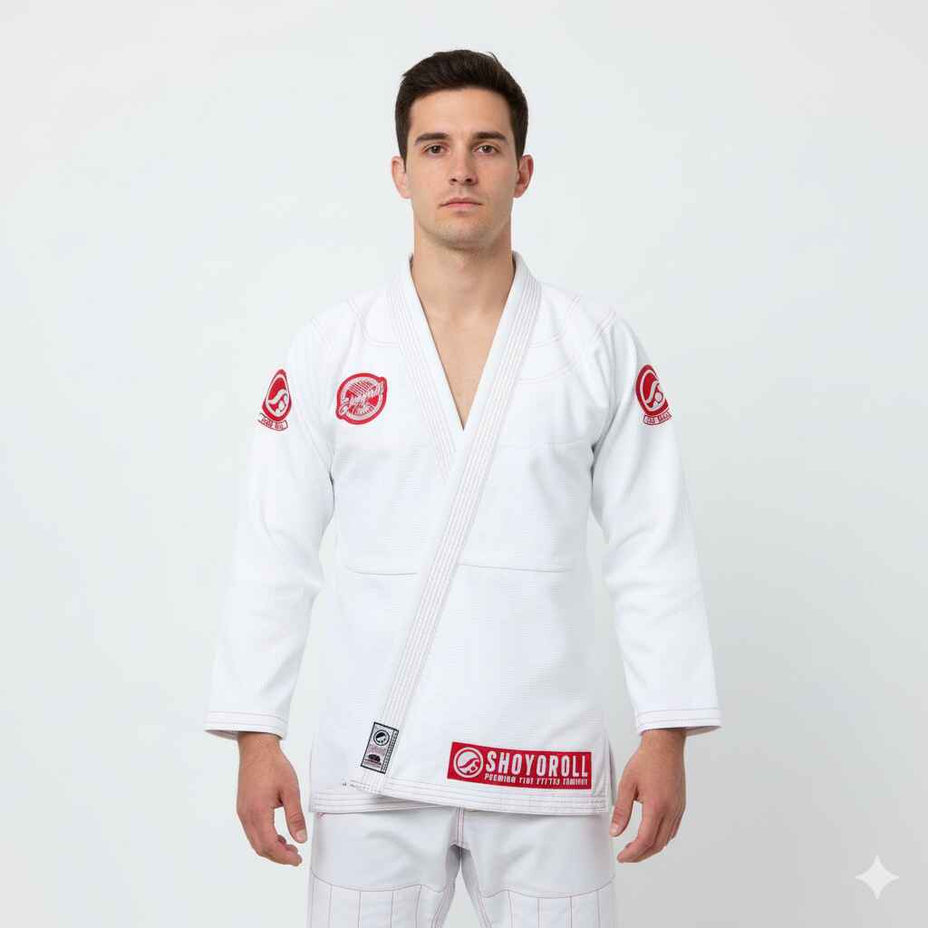 SHOYOROLL RASTA HERITAGE COMPETITOR BJJ WHITE KIMONO / GI