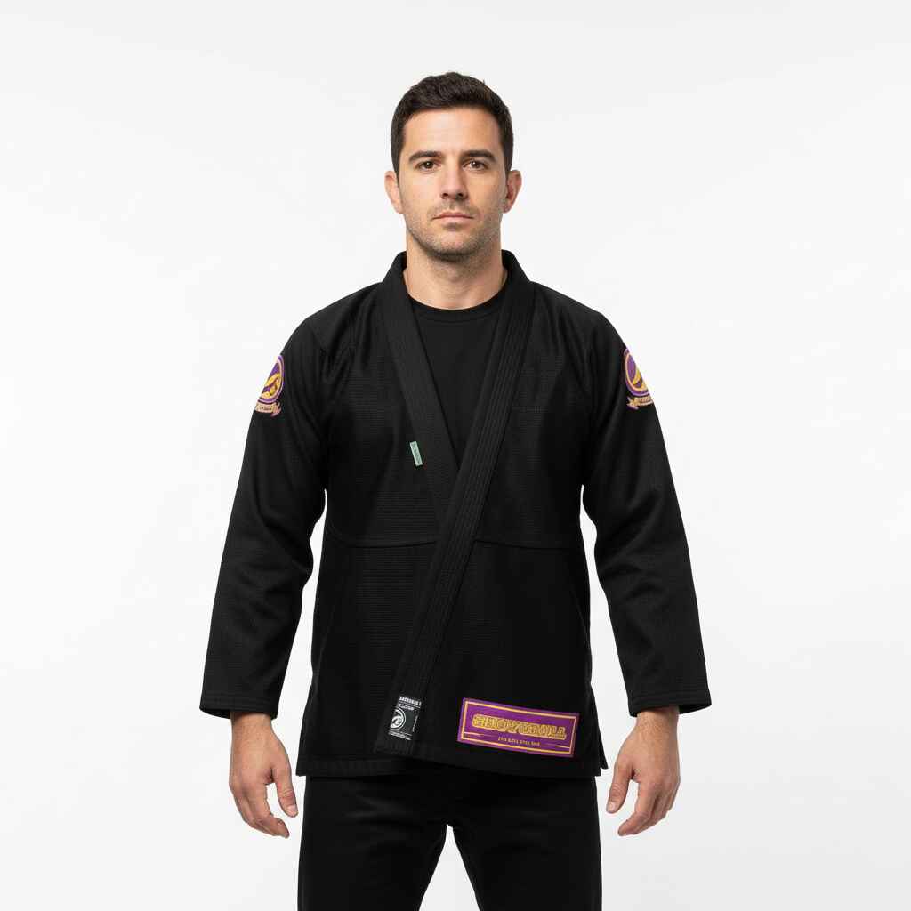SHOYOROLL CITRINE COMPETITOR BRAZILIAN JIU-JITSU BLACK KIMONO / GI