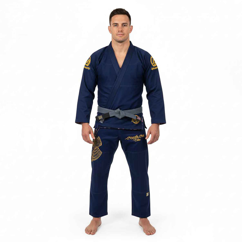 SHOYOROLL BATCH #33 7TH SON V2 BRASILIANISCHES JIU-JITSU NAVY KIMONO / GI
