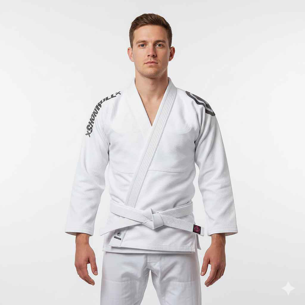 SHOYOROLL BATCH 107 BJJ: UMIT BENAN V1 – LIMITIERTE AUFLAGE WEISSER KIMONO / GI