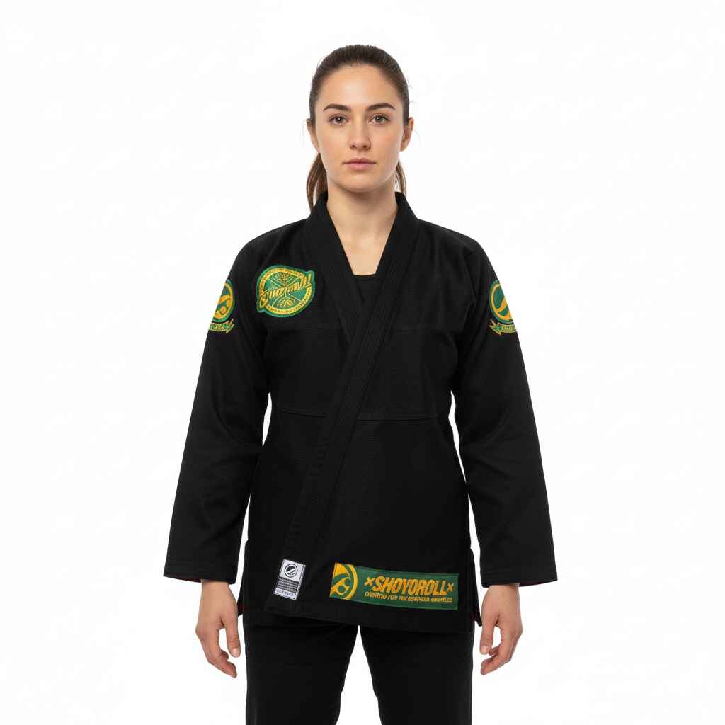 SHOYOROLL COMPETITOR 20.4 BJJ BLACK KIMONO / GI