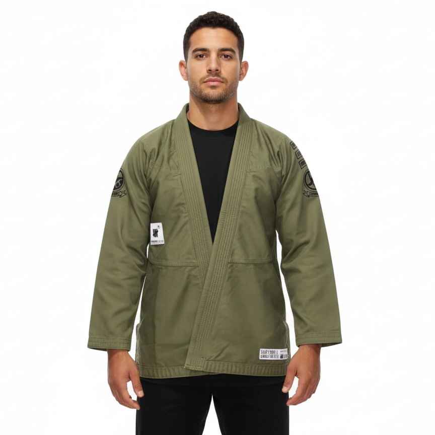 SHOYOROLL X UNDEFEATED BATCH 31 BJJ IN OLIVE GREEN KIMONO / GI