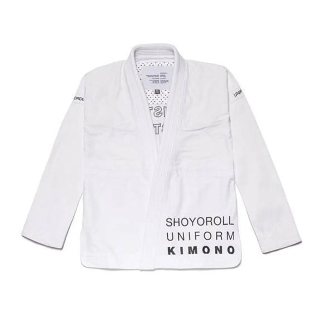 SHOYOROLL BATCH 92 REBEL APPLIQUE WHITE KIMONO / GI