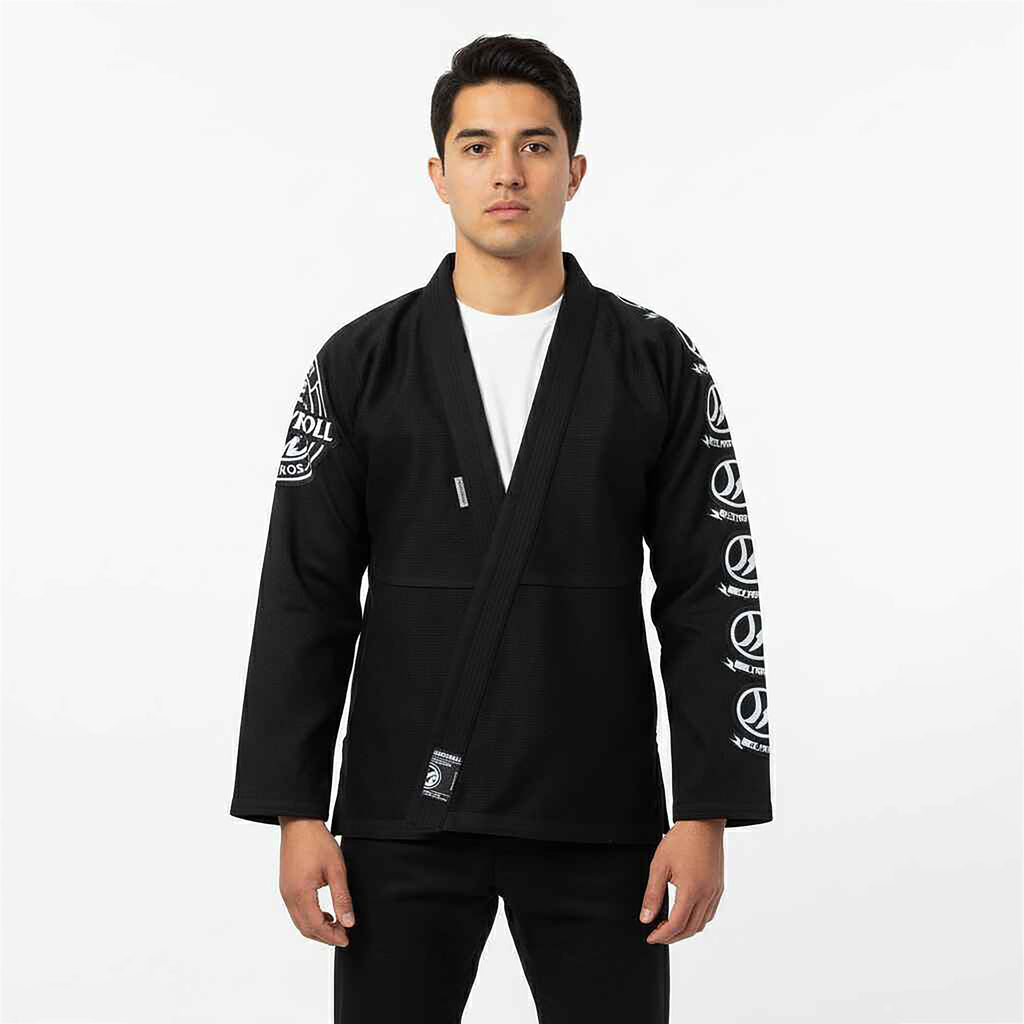 SHOYOROLL JIU JITSU DISEÑO PERSONALIZADO OEM KIMONO / GI BRASILEÑO DE BJJ NEGRO