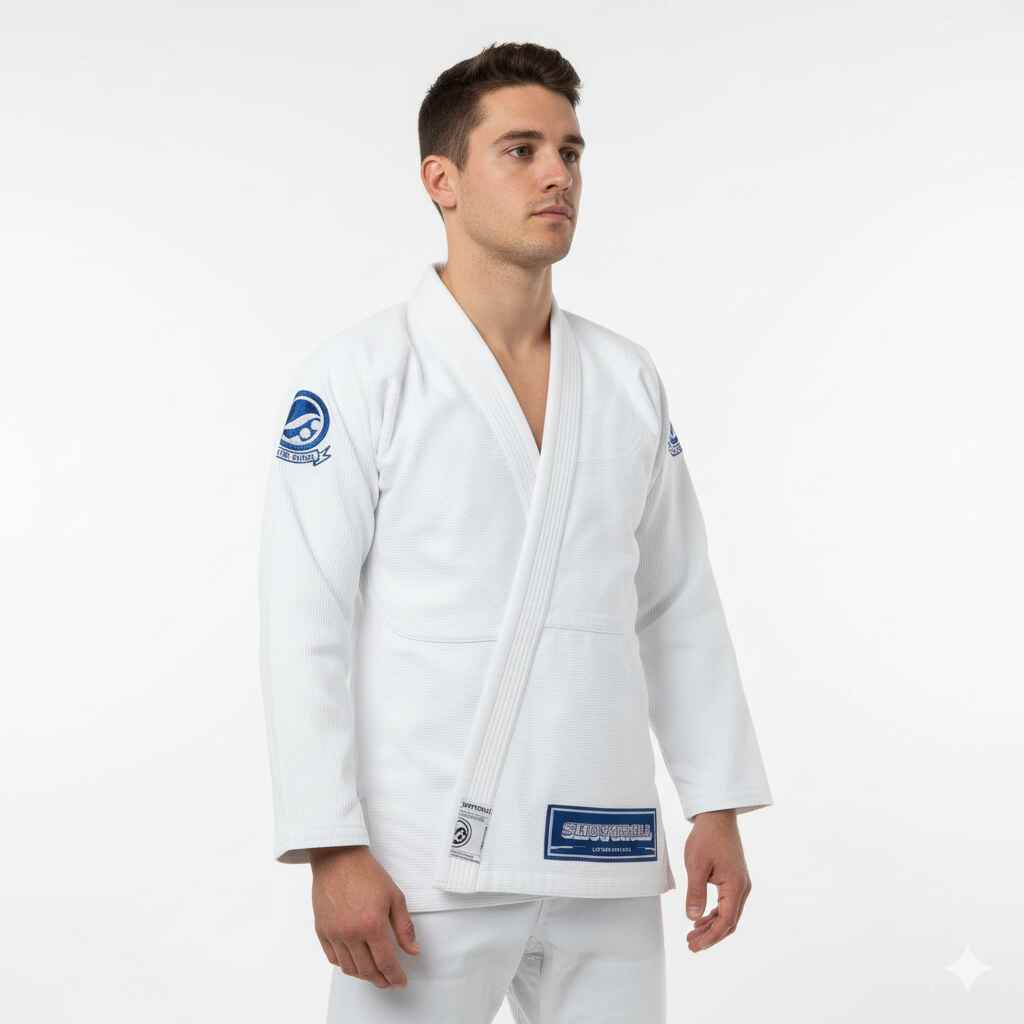 SHOYOROLL SAFIRE COMPETITOR BJJ WHITE KIMONO / GI