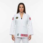 SHOYOROLL RVCA BATCH 136 CUT BJJ COMPETITOR RETRO WHITE KIMONO / GI