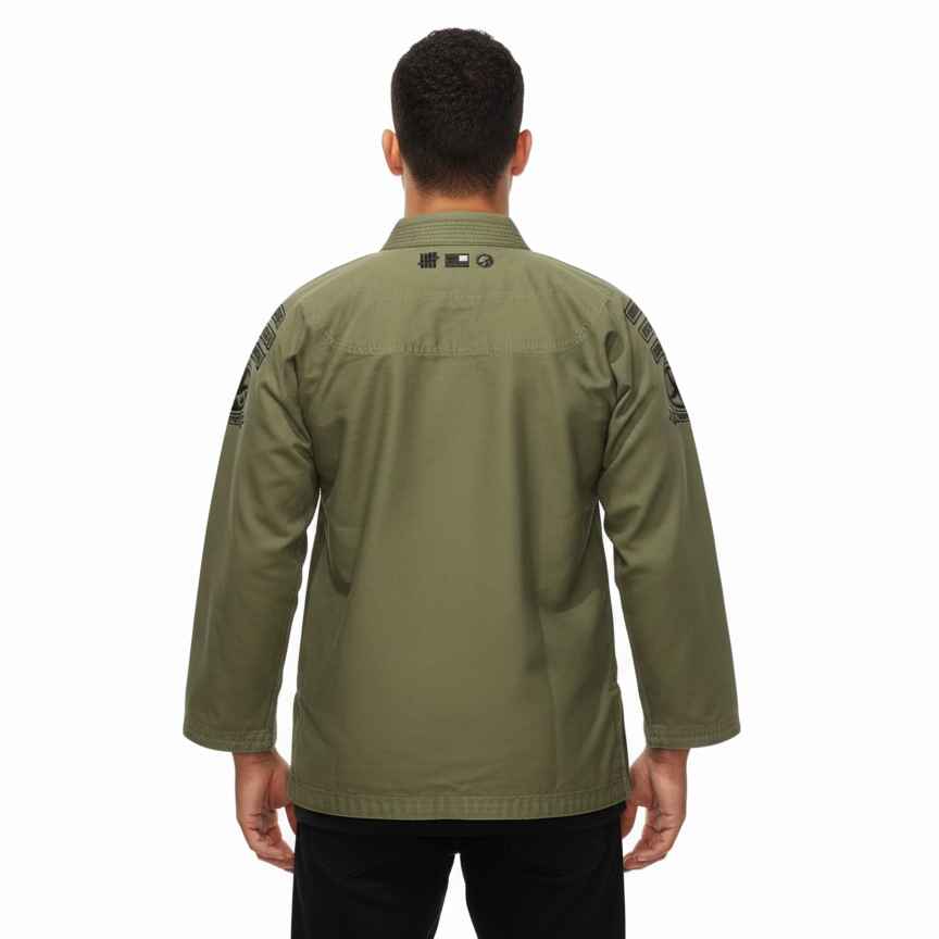 SHOYOROLL X UNDEFEATED BATCH 31 BJJ IN OLIVE GREEN KIMONO / GI