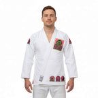KIMONO / GI BLANCO DE JIU-JITSU BRASILEÑO SHOYOROLL MALIBU LOTE #143