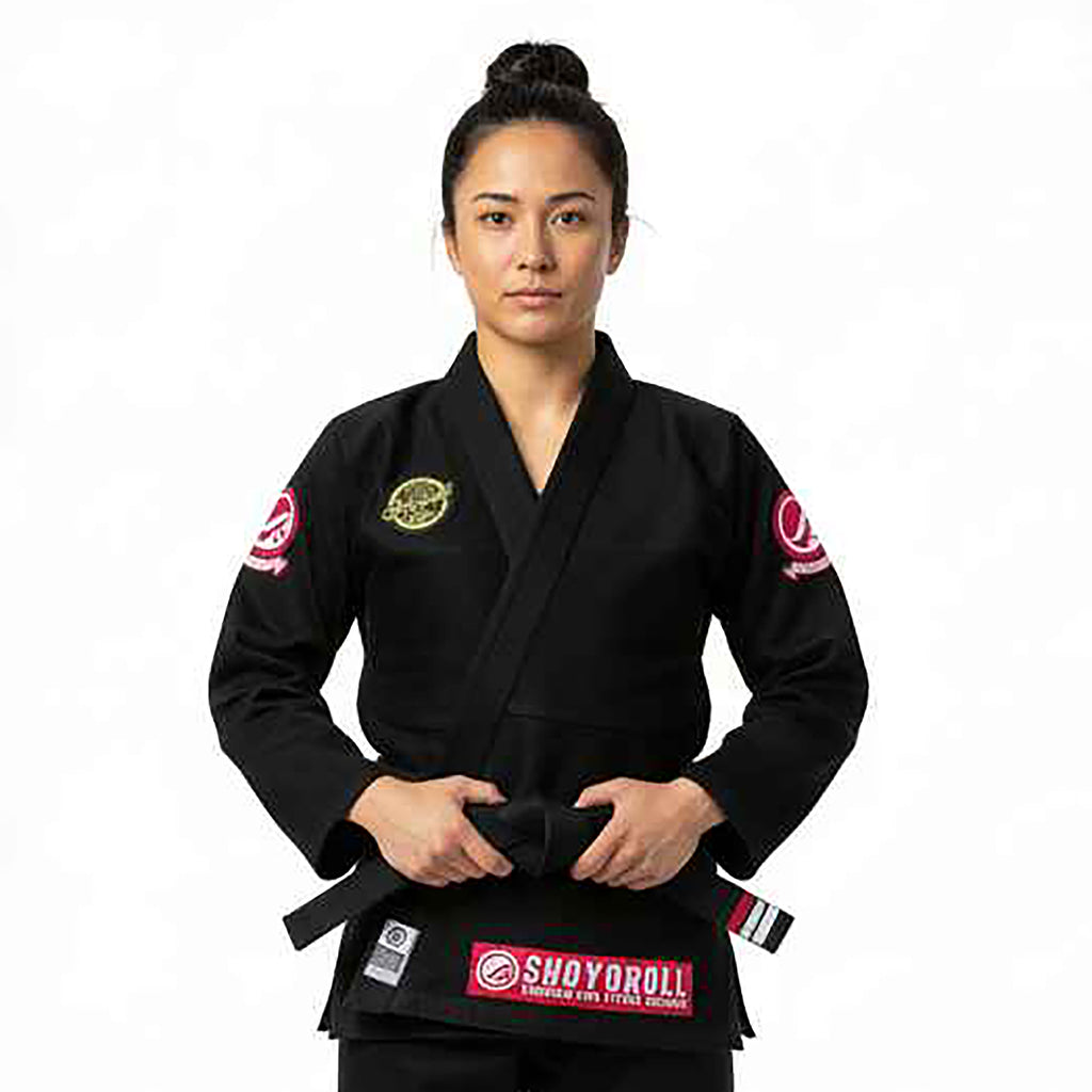 SHOYOROLL BATCH #136 COMPETITOR RETRO BBJ BLACK KIMONO / GI