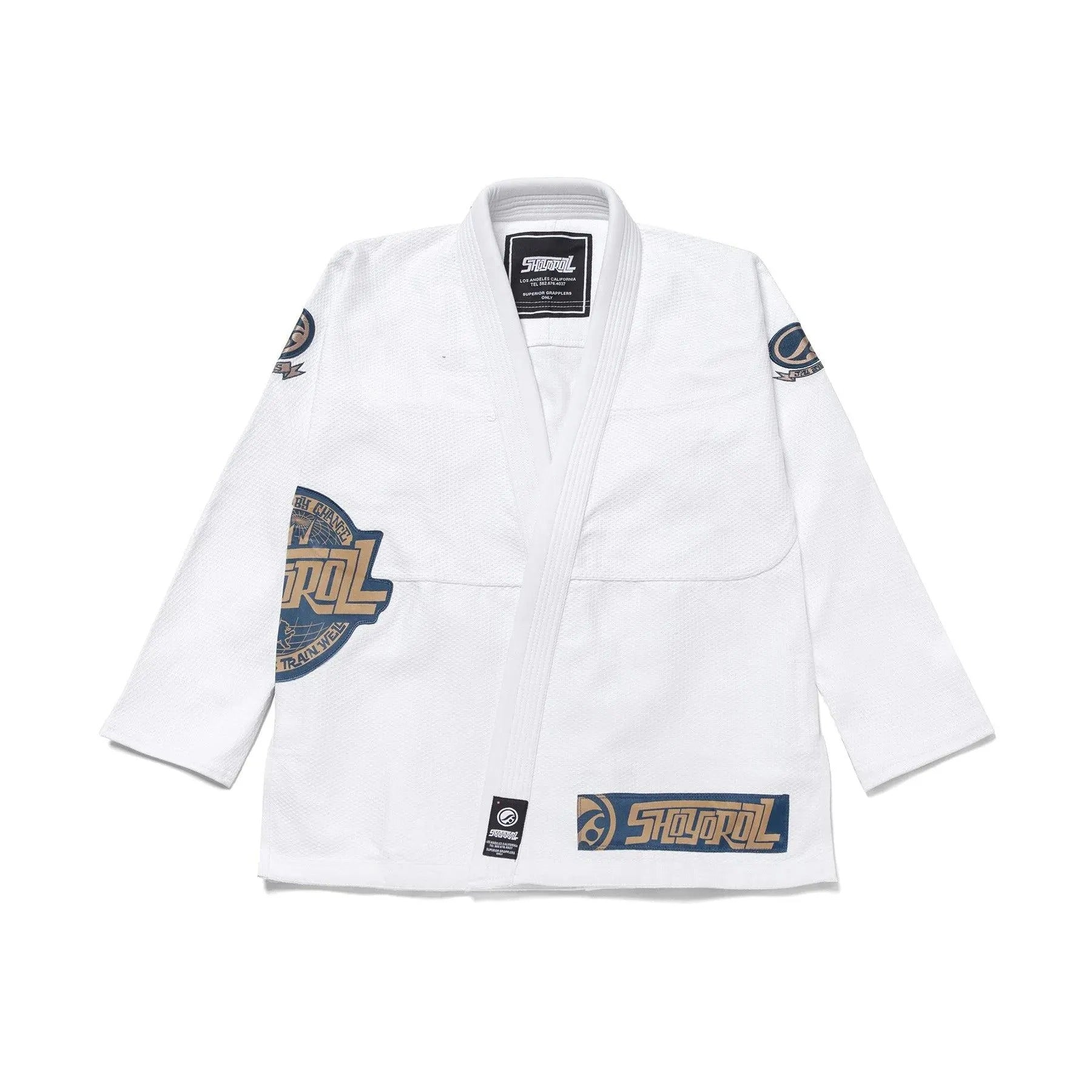 SHOYOROLL OXFORD COMPETITOR BRAZILIAN JIU-JITSU WHITE KIMONO / GI