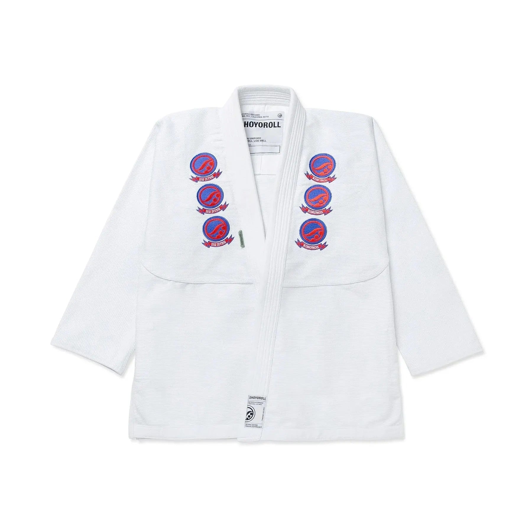 SHOYOROLL ADMIRAL COMPETITOR BRAZILIAN JIU-JITSU WHITE KIMONO / GI