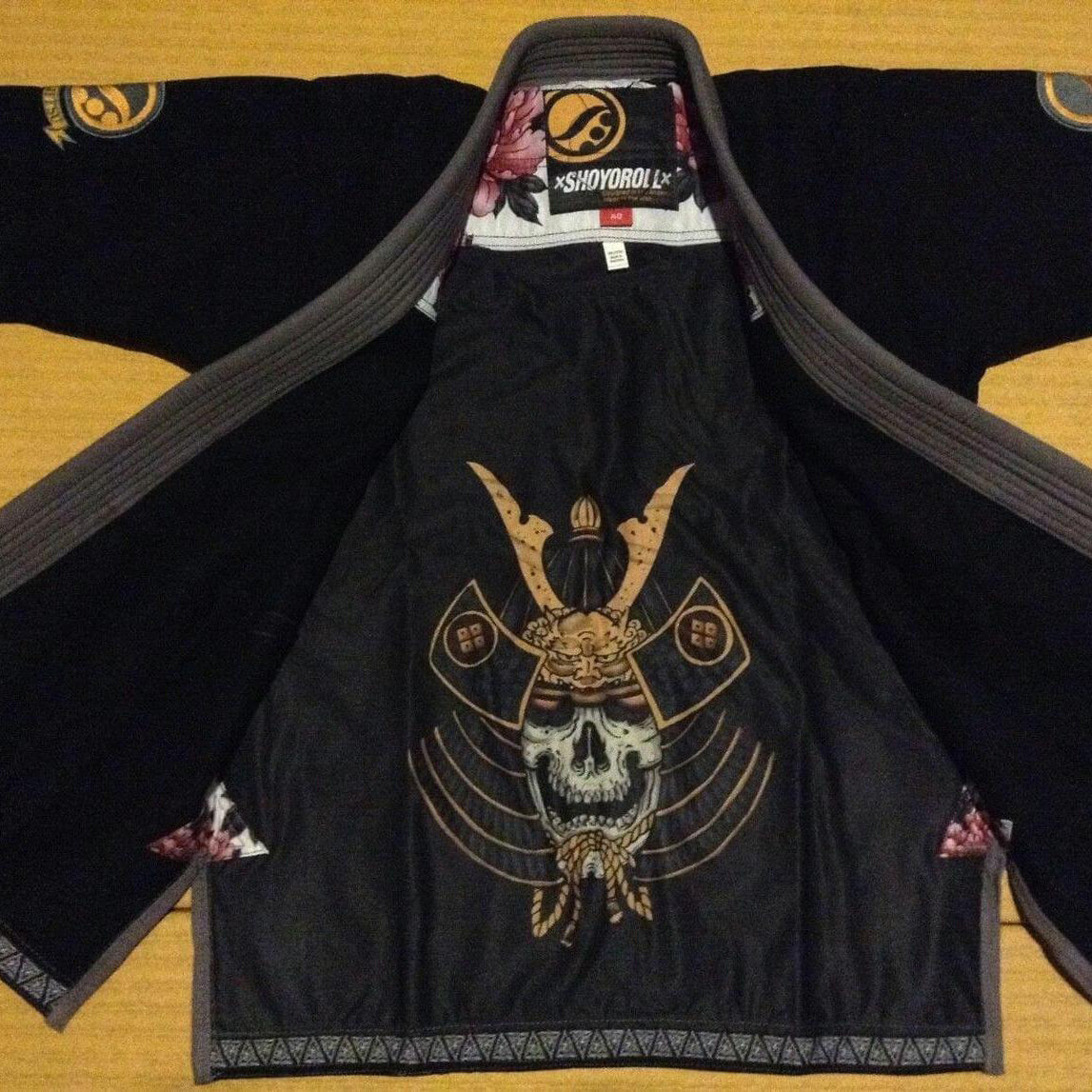 KIMONO/GI NEGRO SHOYOROLL 7TH SON V2 AZUL MARINO LOTE 33