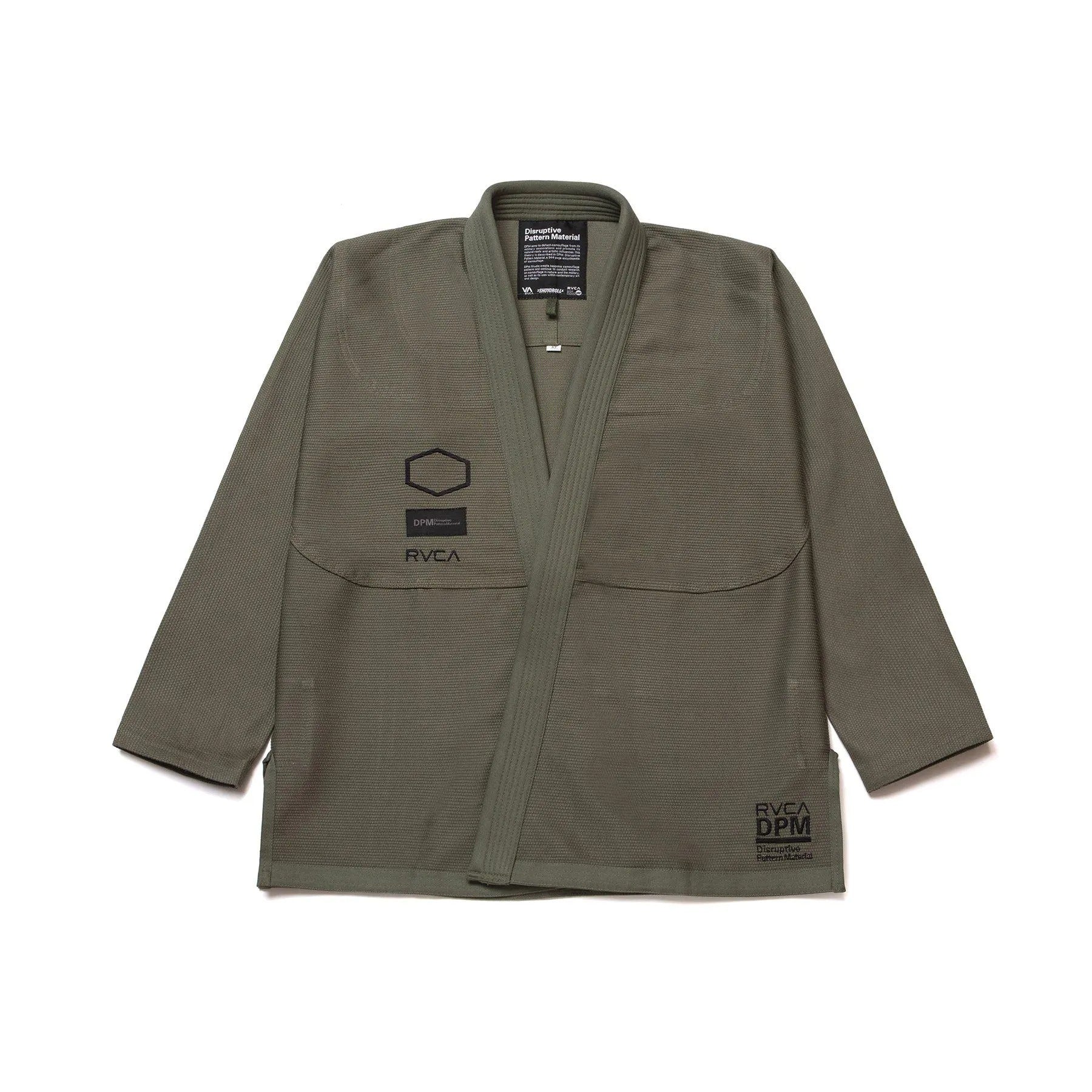SHOYOROLL BATCH #114 RVCA X DPM BJJ OLIVE GREEN KIMONO / GI