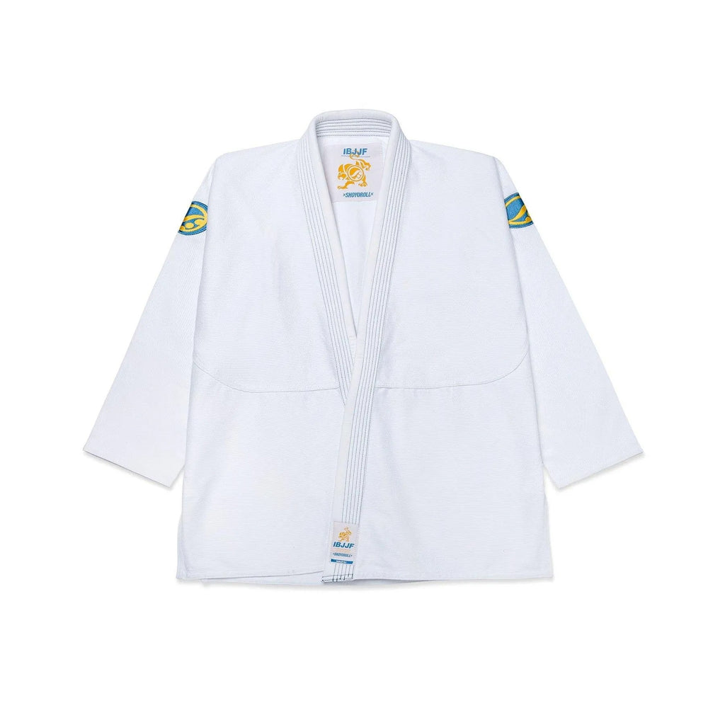 SHOYOROLL IBJJF X WAZAIR WHITE 2023 BBJ WEISSER KIMONO / GI