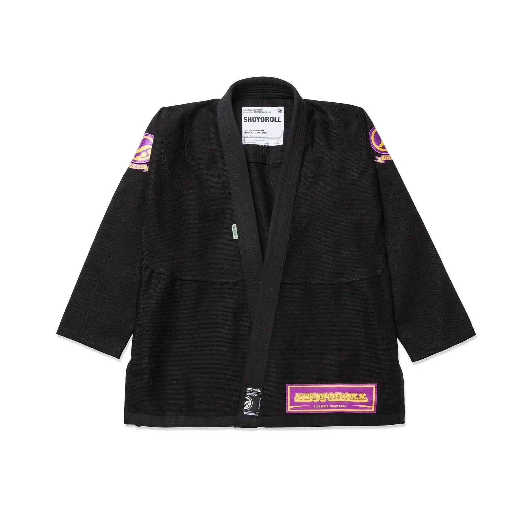 SHOYOROLL CITRINE COMPETITOR BRAZILIAN JIU-JITSU BLACK KIMONO / GI