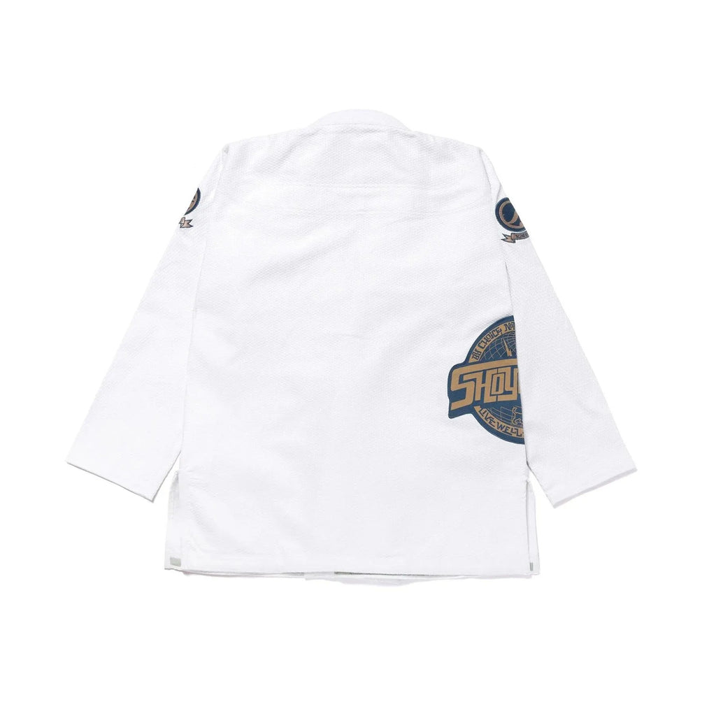 SHOYOROLL OXFORD COMPETITOR BRAZILIAN JIU-JITSU WHITE KIMONO / GI