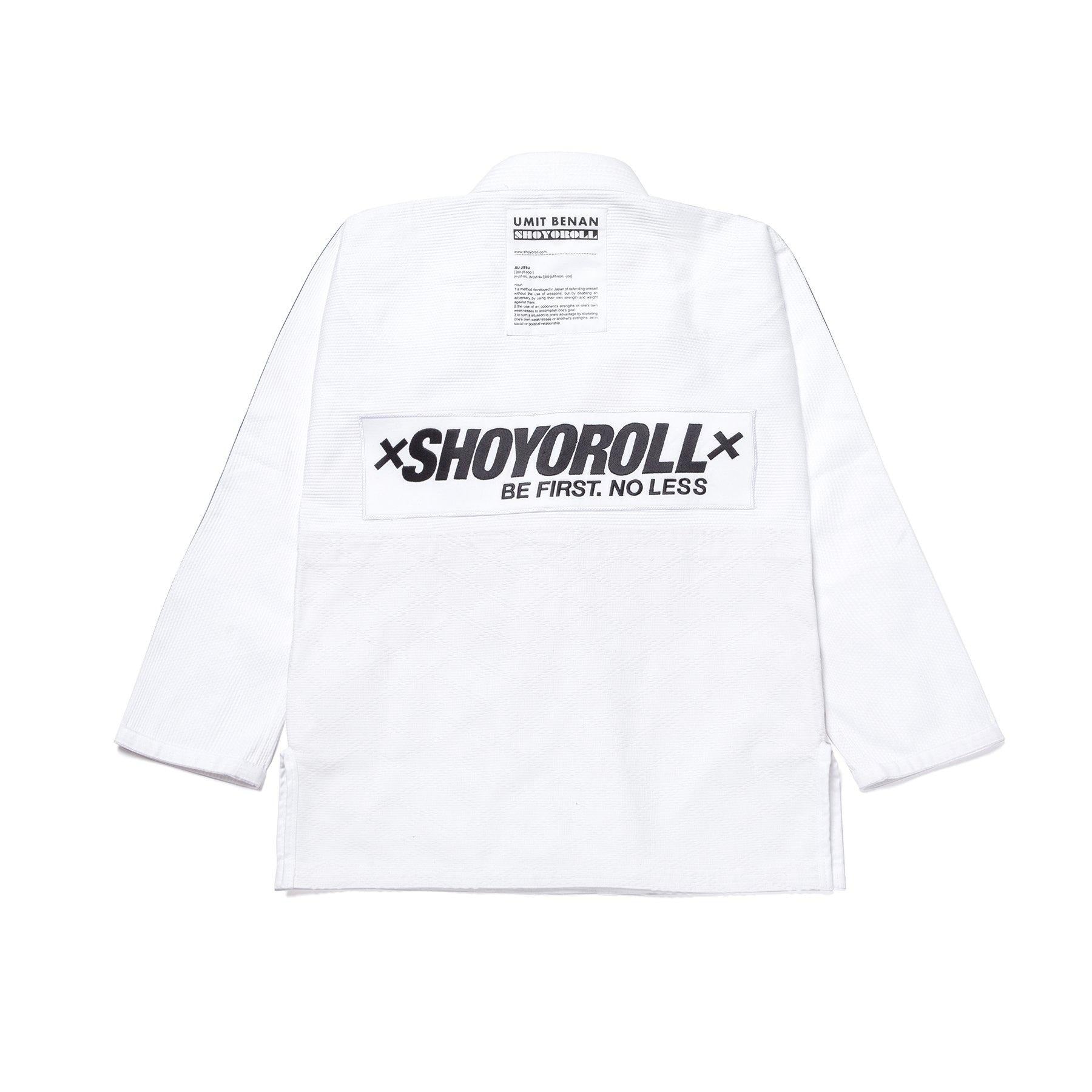 SHOYOROLL BATCH 107 BJJ UMIT BENAN V1 – LIMITIERTER WEISSER KIMONO / GI