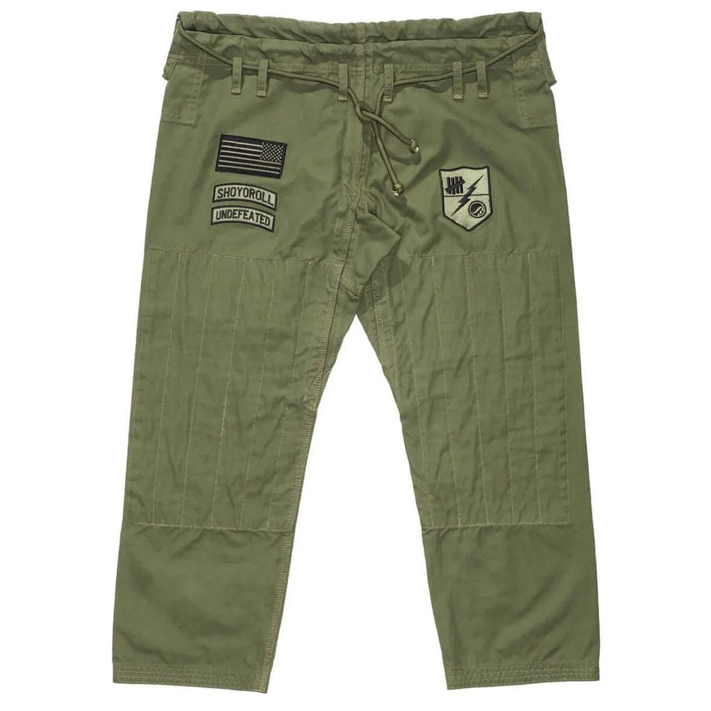SHOYOROLL X UNDEFEATED BATCH 31 BJJ IN OLIVE GREEN KIMONO / GI
