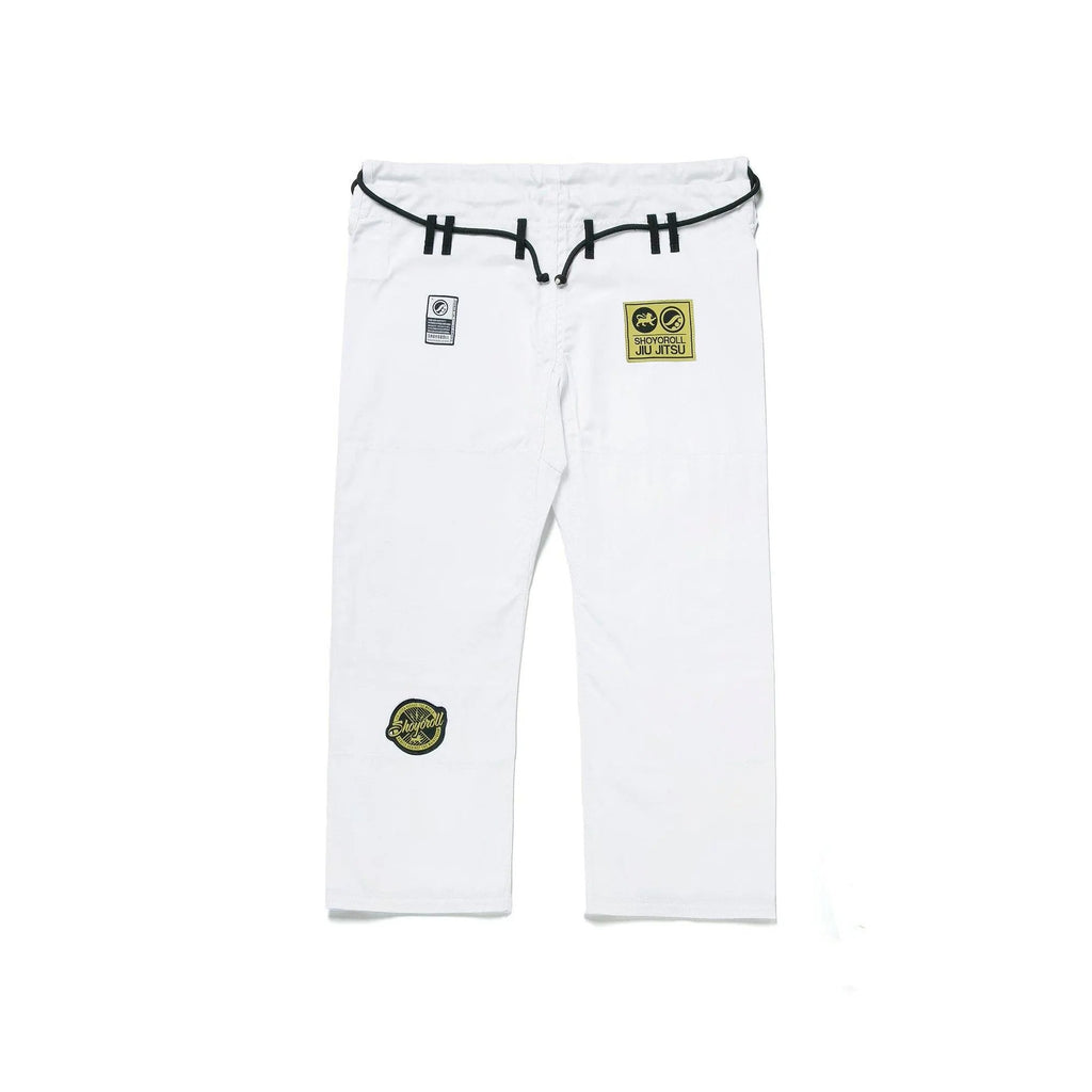 SHOYOROLL RVCA BATCH 136 CUT BJJ COMPETITOR RETRO WHITE KIMONO / GI