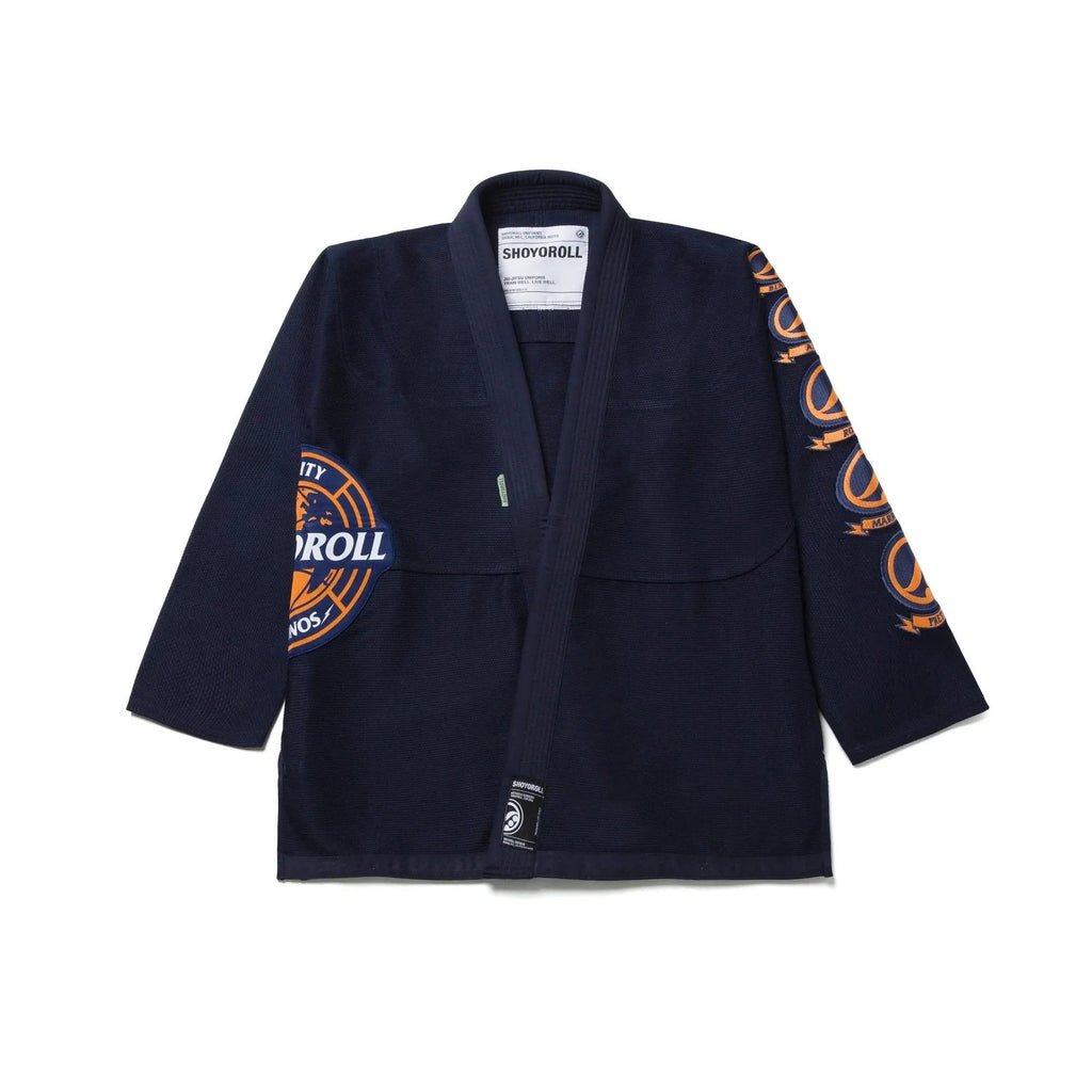 SHOYOROLL TANGERINE COMPETITOR BJJ NEVY KIMONO / GI