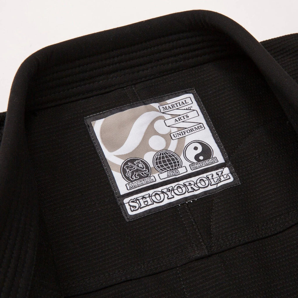 SHOYOROLL BATCH 143 MALIBU BJJ GI JIU-JITSU SCHWARZER KIMONO / GI