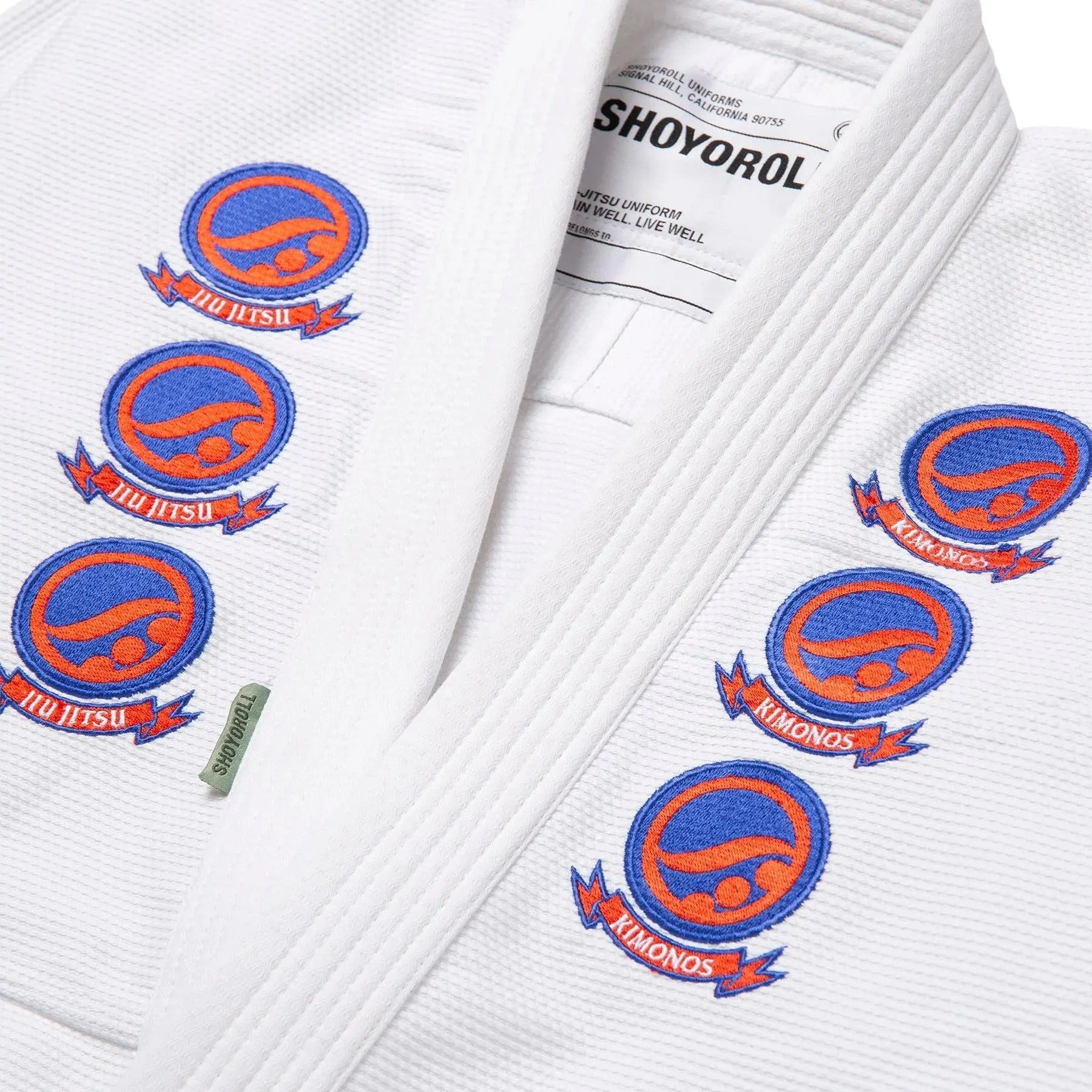 SHOYOROLL ADMIRAL COMPETITOR BRAZILIAN JIU-JITSU WHITE KIMONO / GI