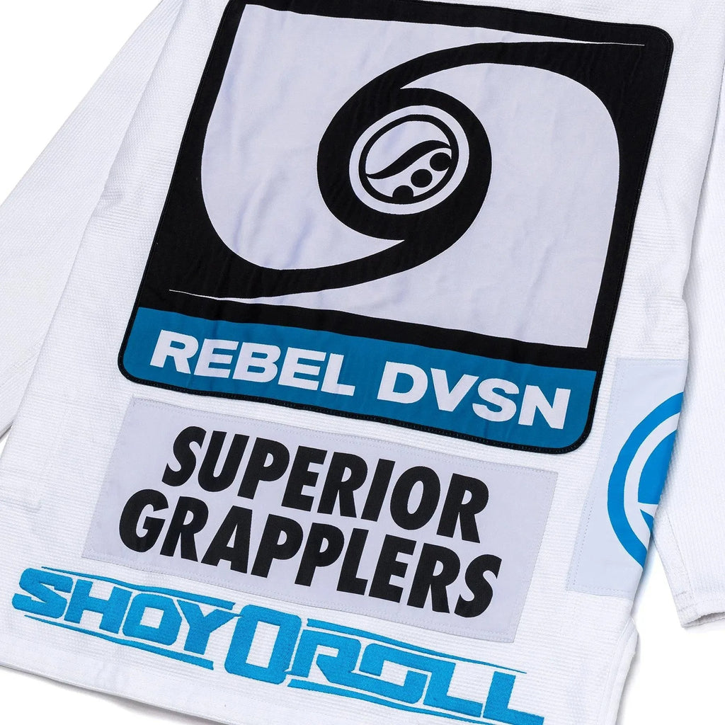 SHOYOROLL FEDERATION V4 BATCH 24 BRASILIANISCHER JIU-JITSU WEISSER KIMONO / GI