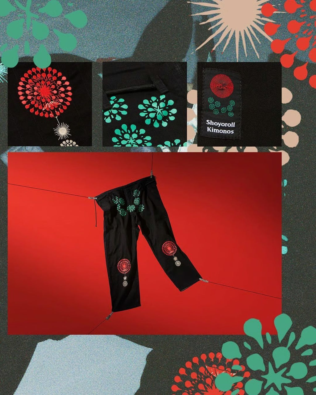Shoyoroll Batch #126 Fireworks BJJ Kimono