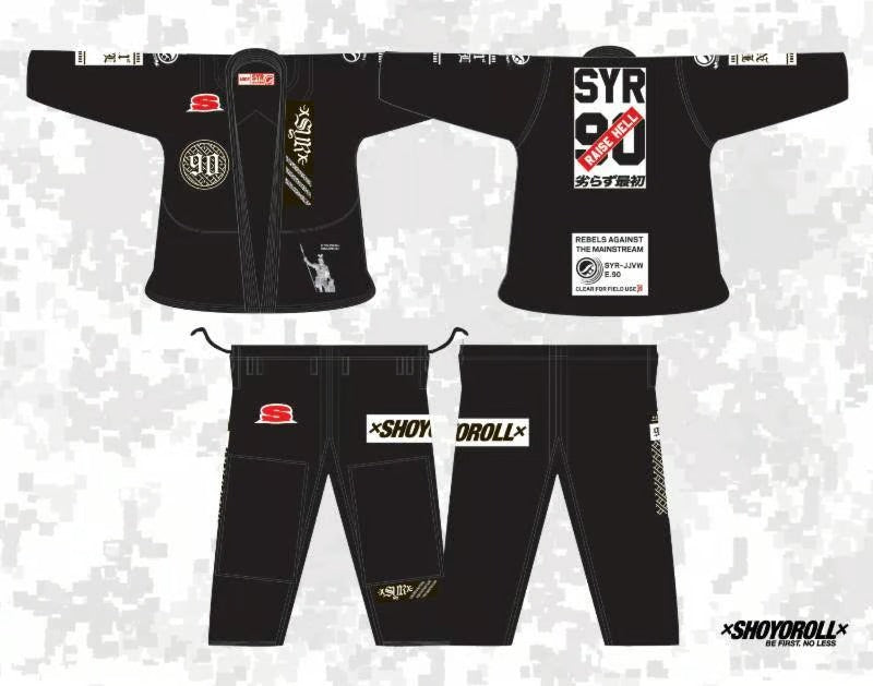 Shoyoroll Batch #32 Beast Black BJJ Gi