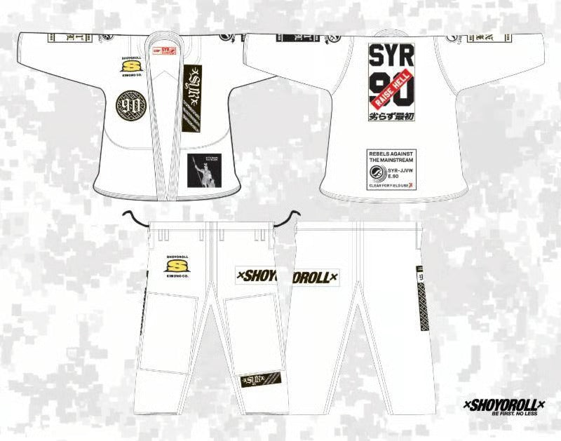 Shoyoroll Batch #32 Beast White BJJ Gi