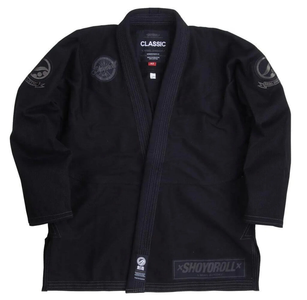 SHOYOROLL BRASILIANISCHES JIU-JITSU SCHWARZES KIMONO / GI
