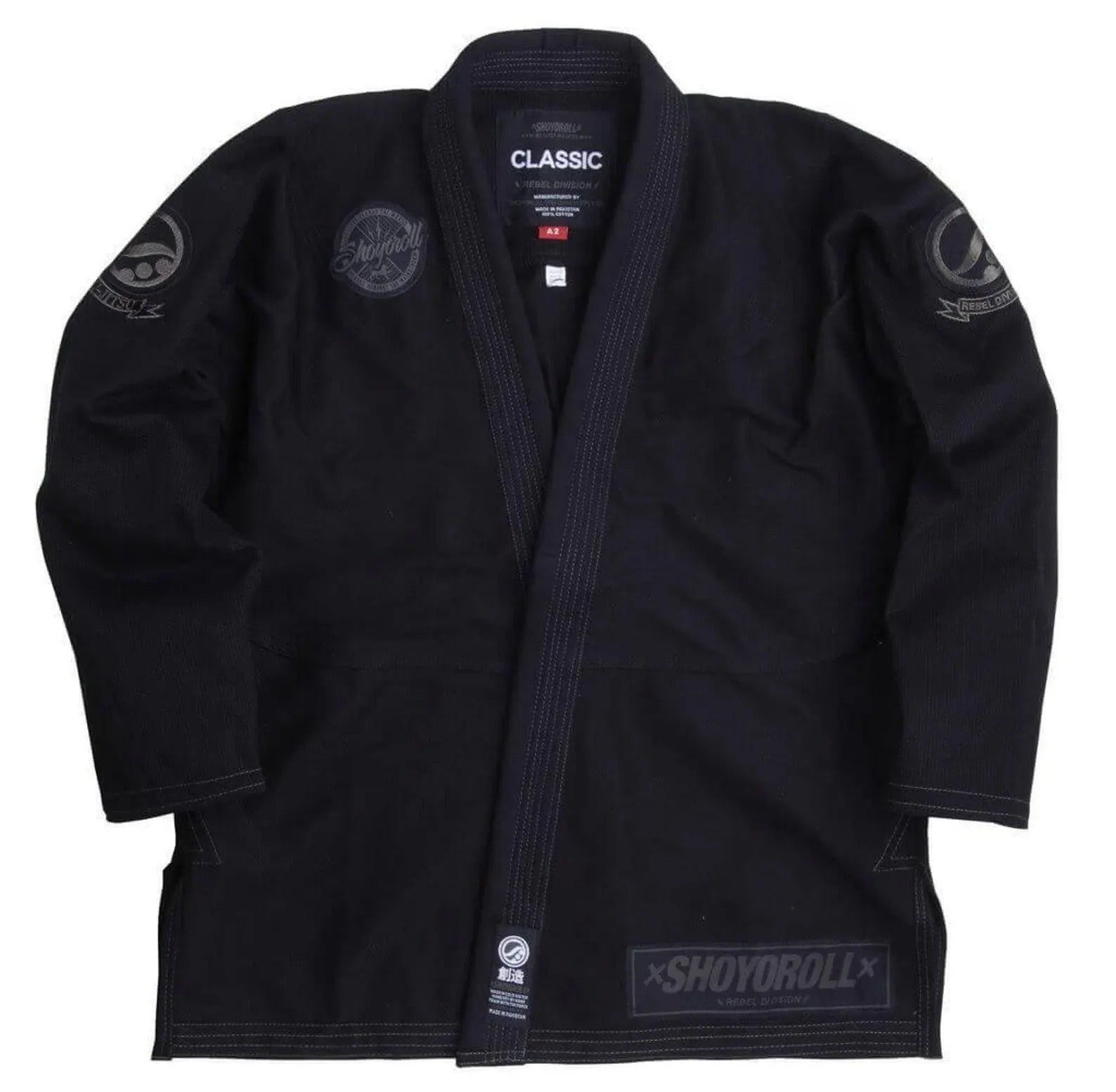 SHOYOROLL BRASILIANISCHES JIU-JITSU SCHWARZES KIMONO / GI