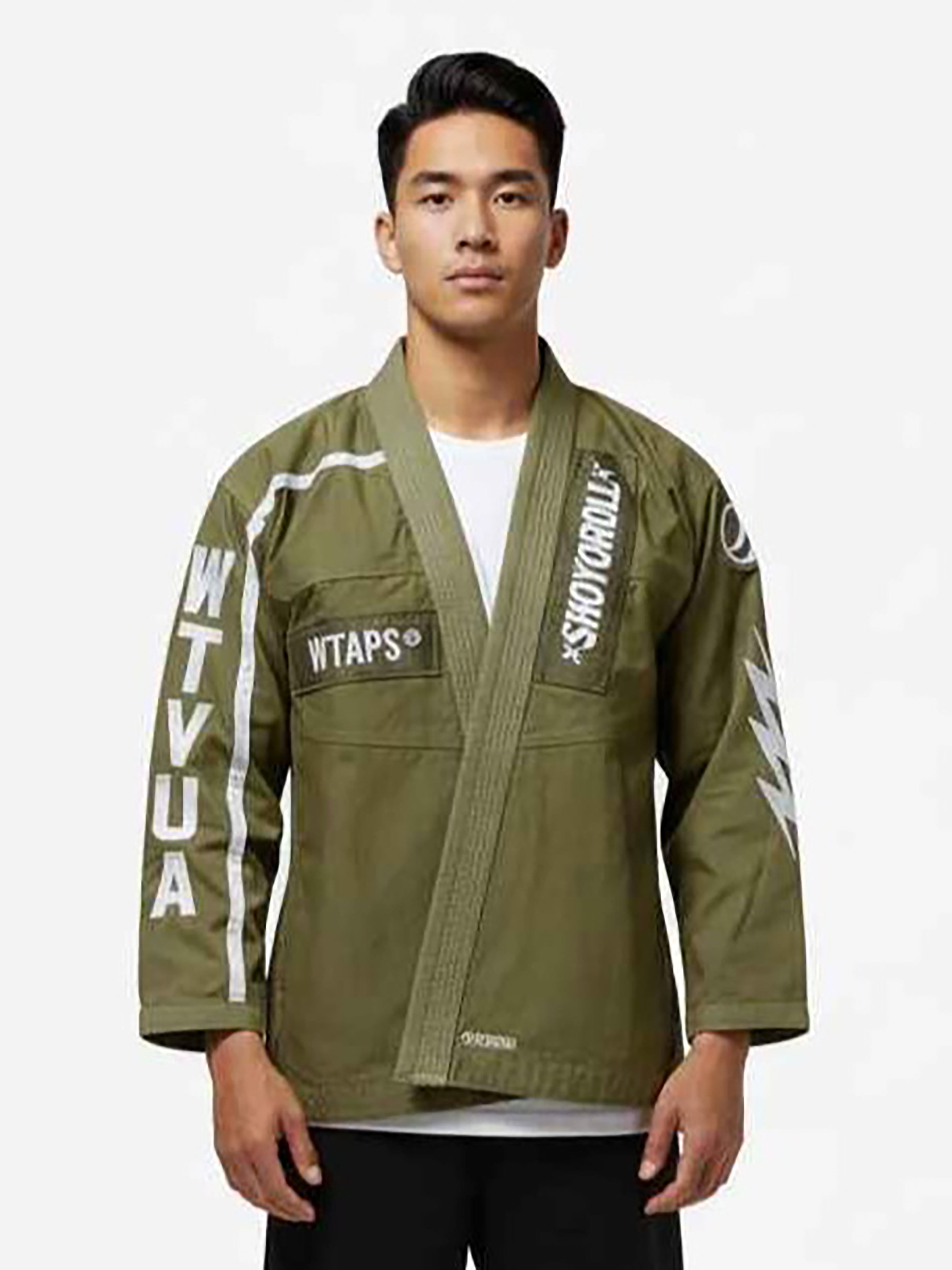 SHOYOROLL BATCH 113 WTAPS KIMONO AUTHENTISCHES BJJ OLIVGRÜNES KIMONO / GI