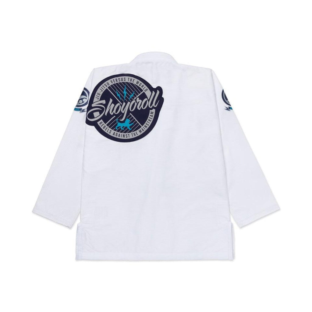 SHOYOROLL SAFIRE COMPETITOR BJJ PREMIUM PEARL WEAVE WEISSER KIMONO / GI