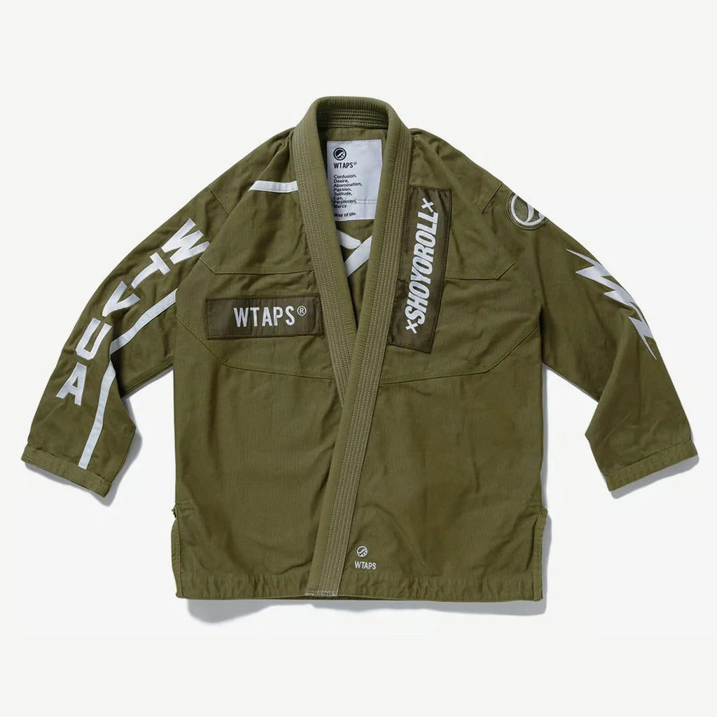 SHOYOROLL BATCH 113 WTAPS KIMONO AUTÉNTICO BJJ KIMONO / GI VERDE OLIVA