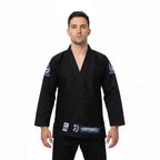 SHOYOROLL SAFIRE COMPETITOR BJJ PREMIUM PEARL WEAVE SCHWARZER KIMONO / GI
