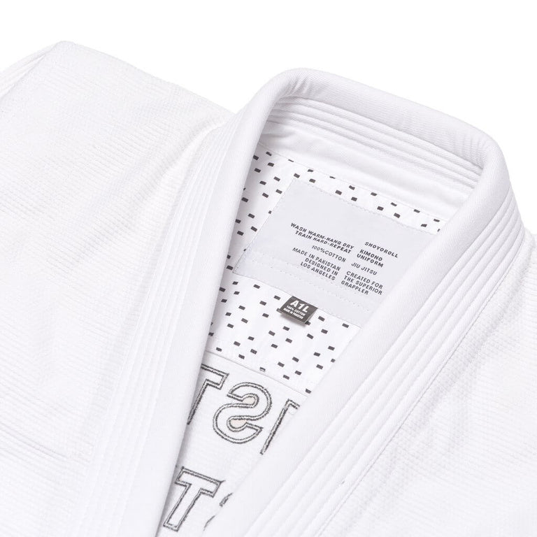 Shoyoroll Batch #92 Rebel Applique White BJJ Gi