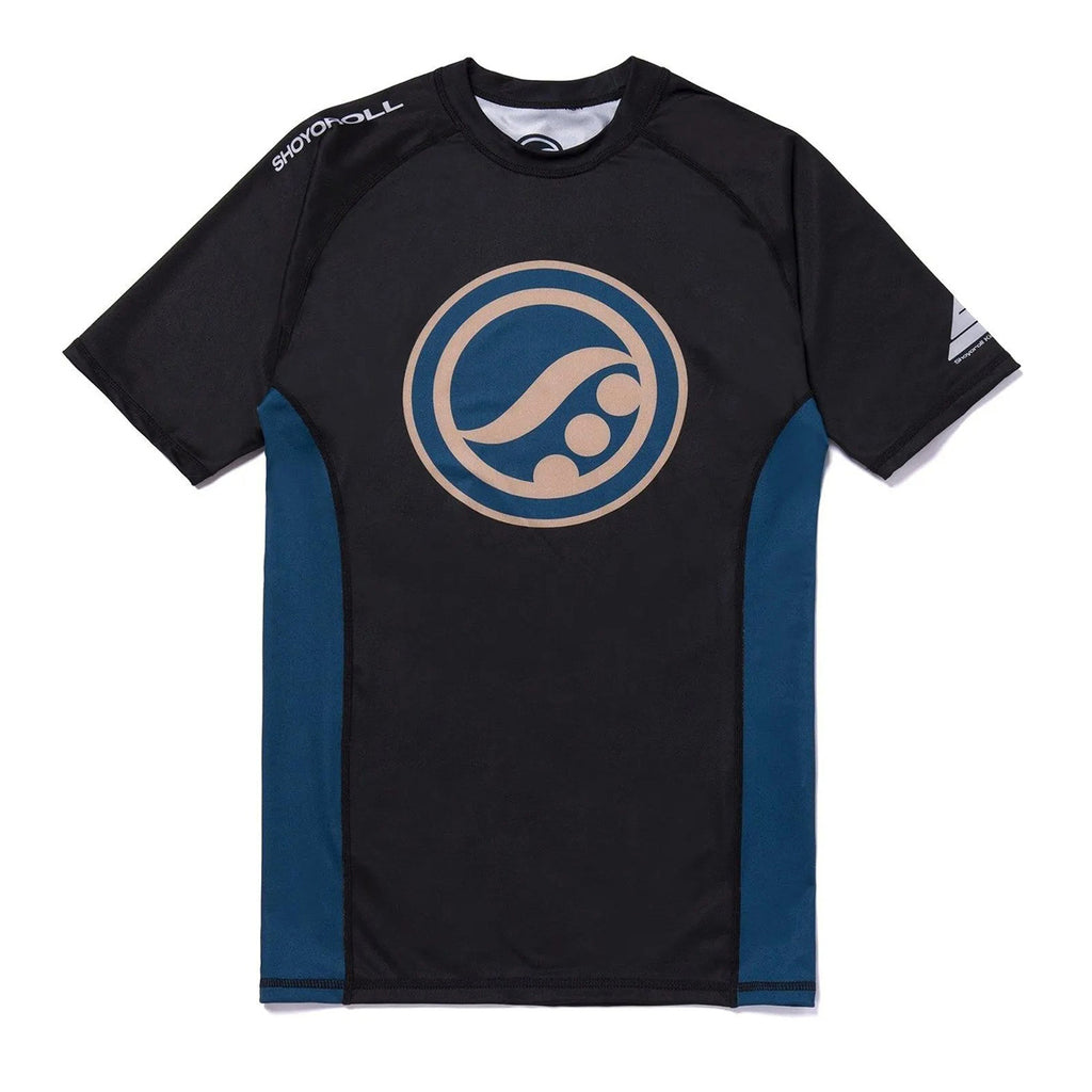 Shoyoroll Competitor 21 Blue Night Short Sleeve BJJ Rash Guard