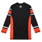 Shoyoroll Enforcers Long Sleeve BJJ Rash Guard – Black & Orange