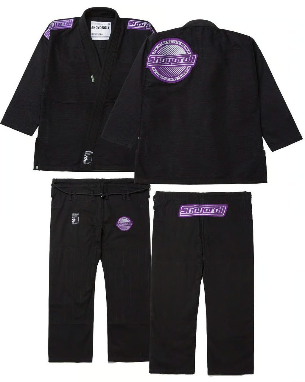 Shoyoroll Grape Competitor BJJ Gi – Black
