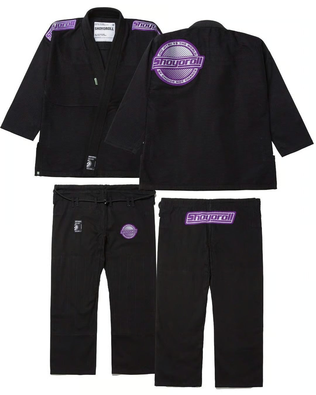 Shoyoroll Grape Competitor BJJ Gi – Black