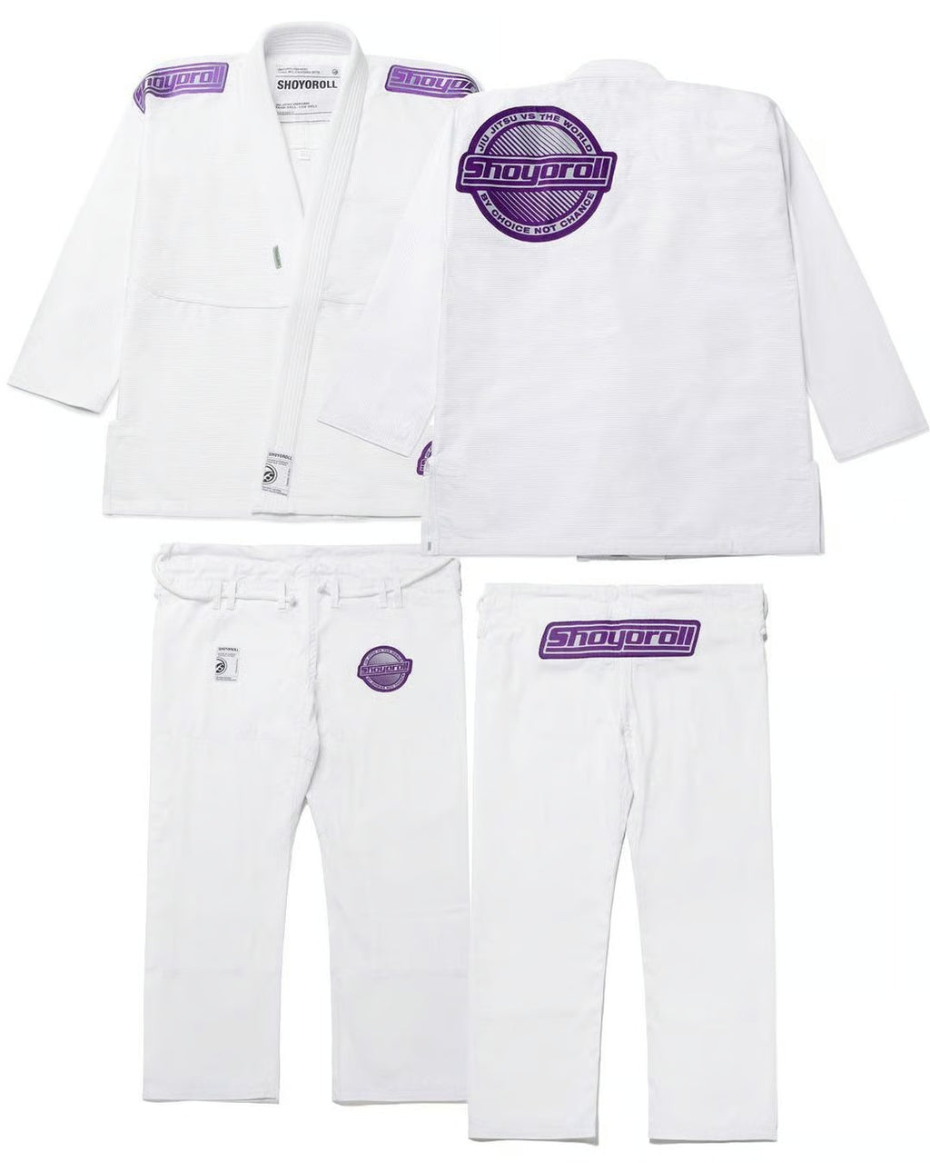 Shoyoroll Grape Competitor BJJ Gi – White