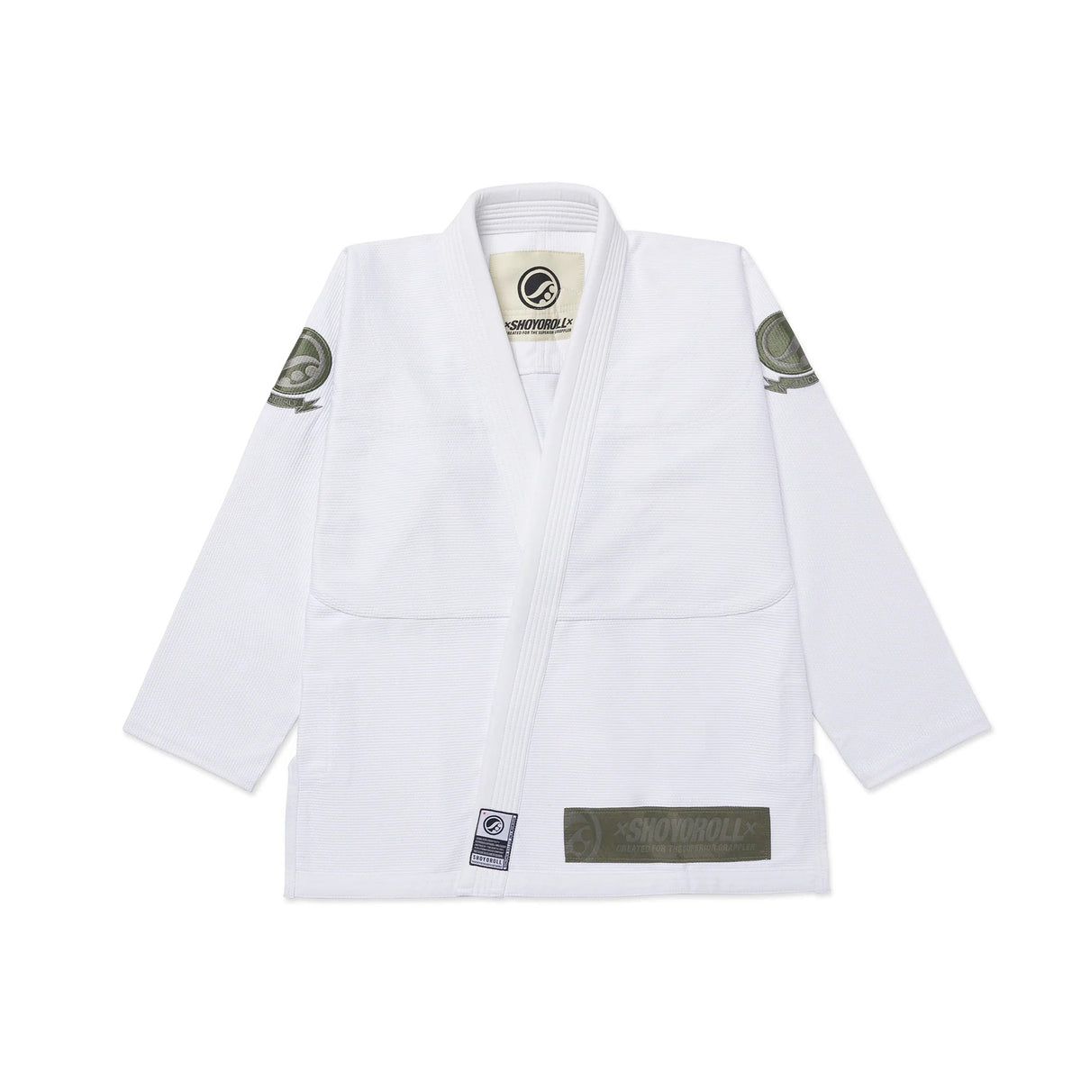 Shoyoroll Olive Competitor BJJ Gi – White