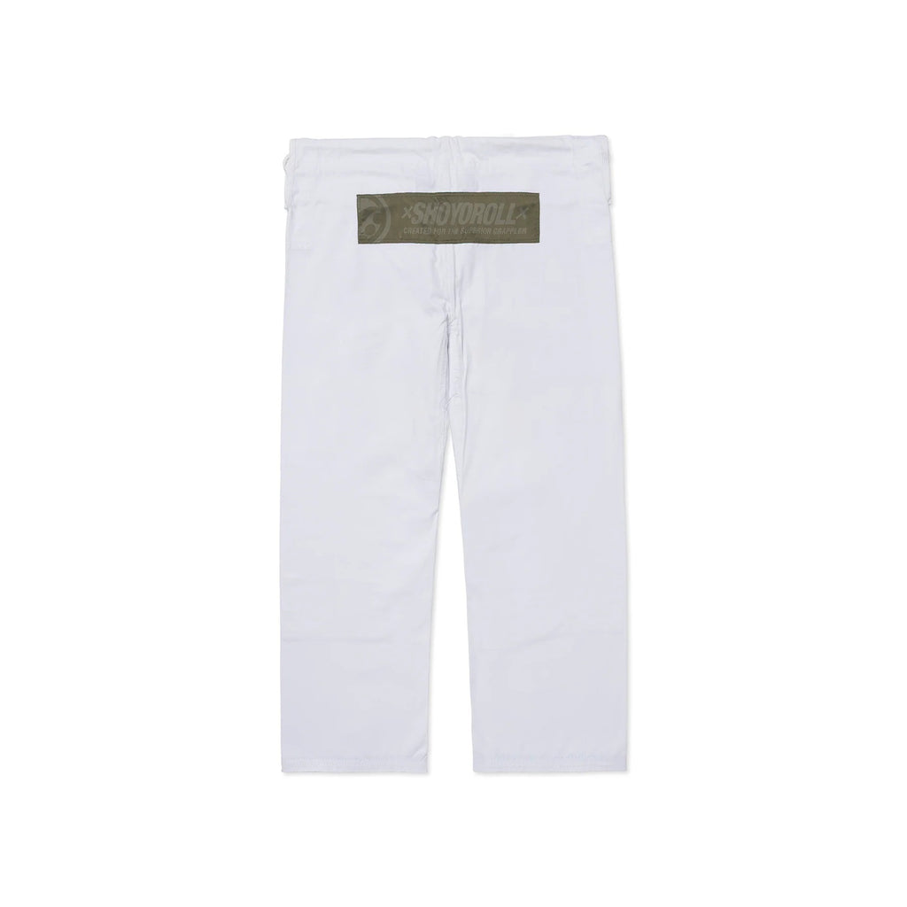 Shoyoroll Olive Competitor BJJ Gi – White