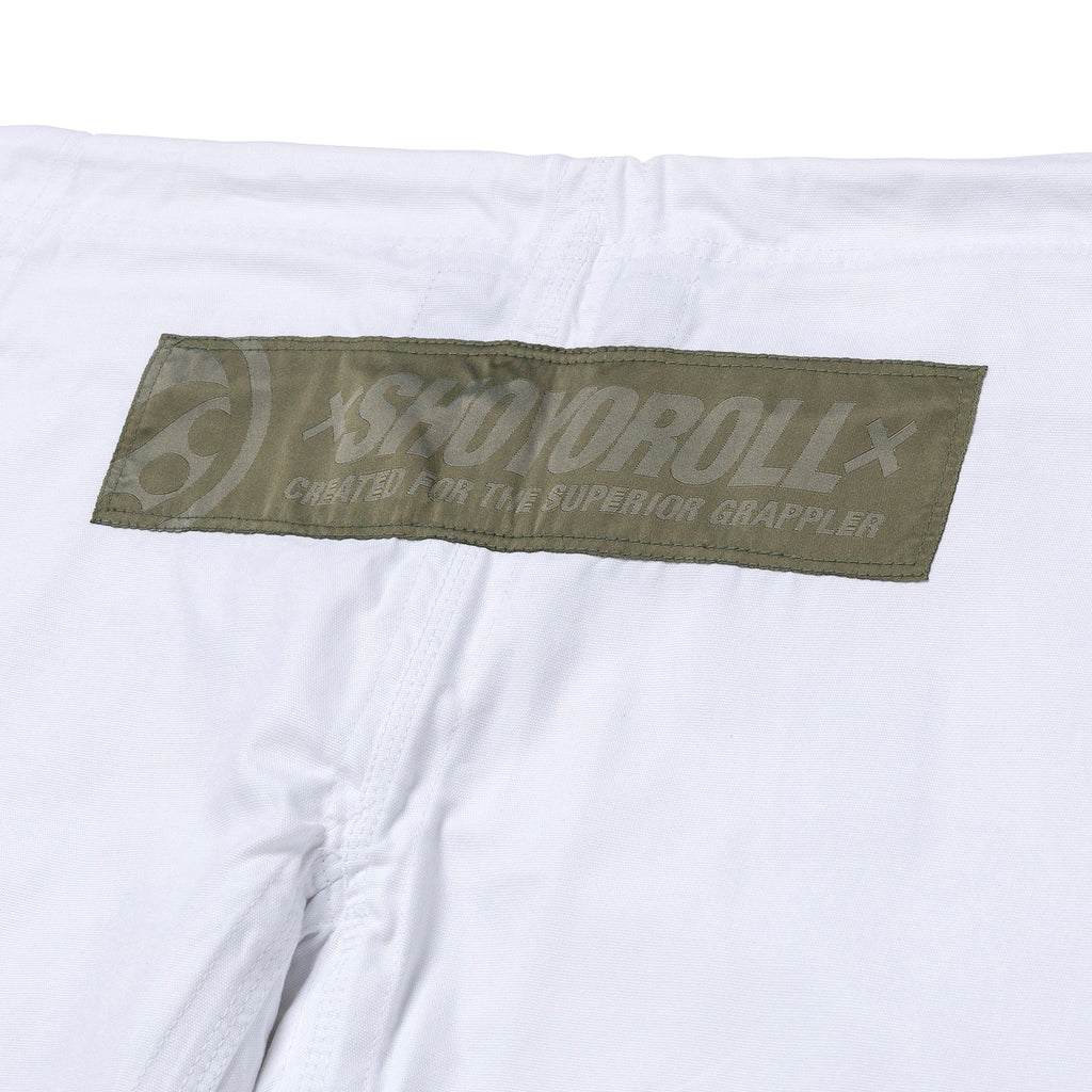 Shoyoroll Olive Competitor BJJ Gi – White
