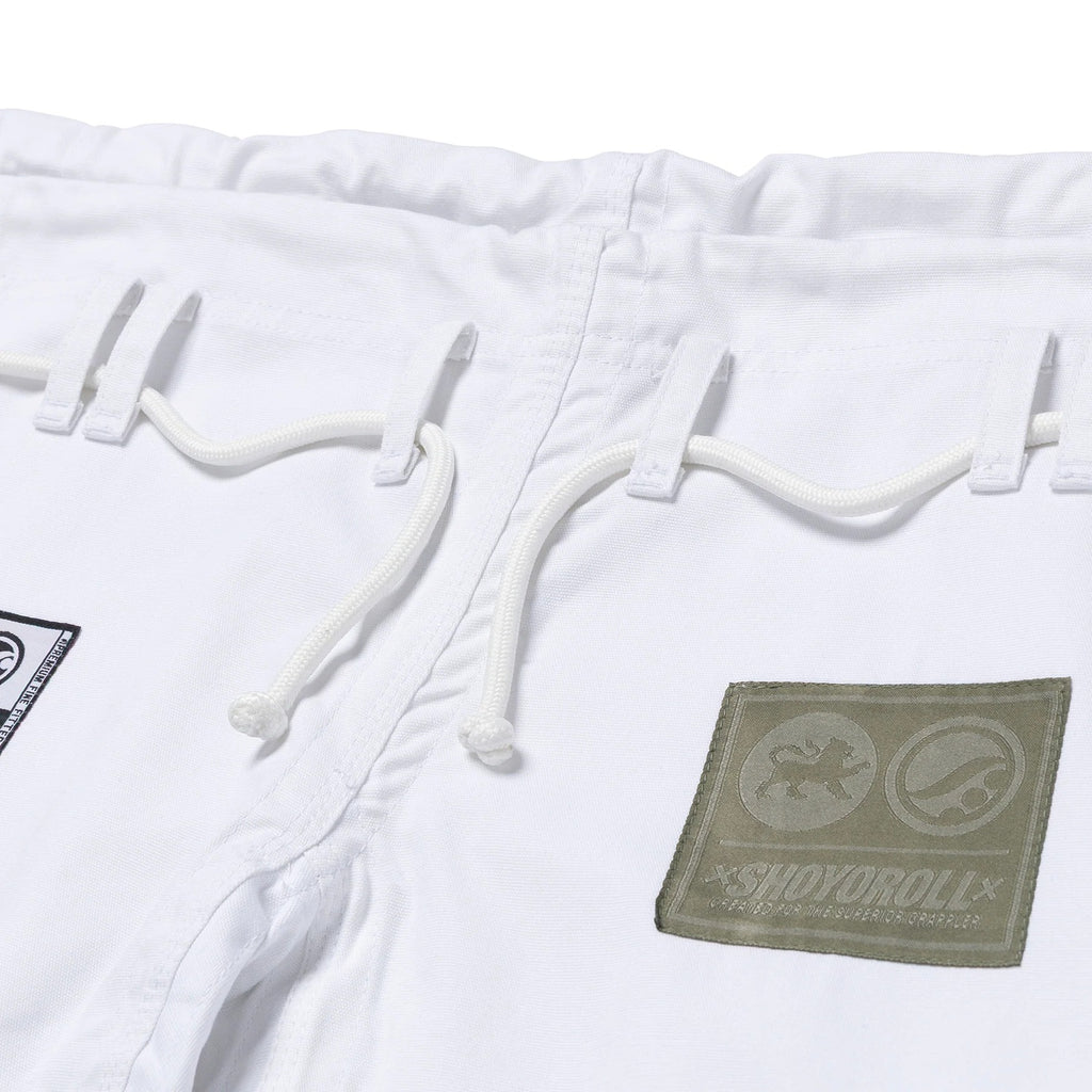 Shoyoroll Olive Competitor BJJ Gi – White