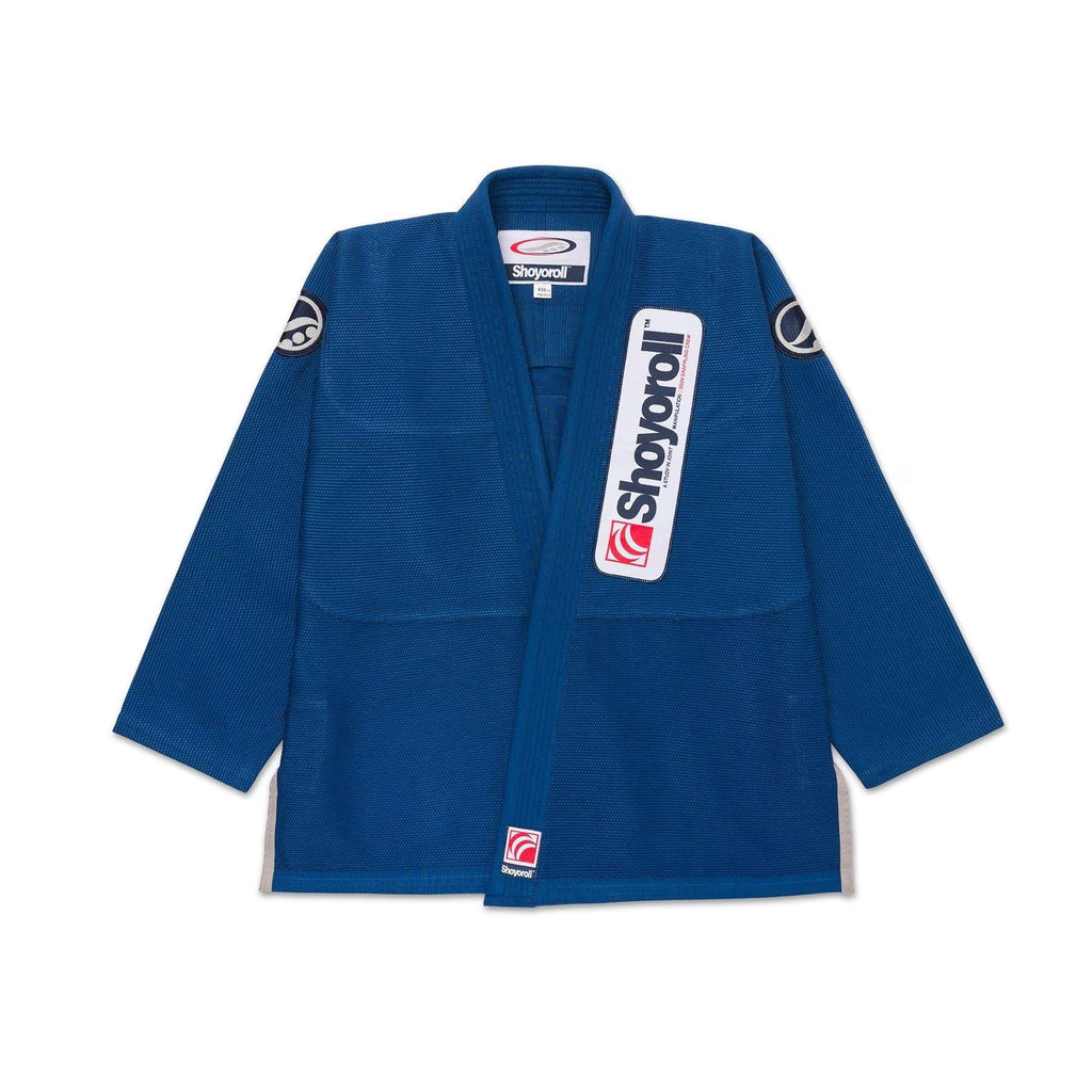 SHOYOROLL STYLE BJJ SUPERLITE JIU JITSU - 450 GSM PEARL WEAVE BLAUER KIMONO /