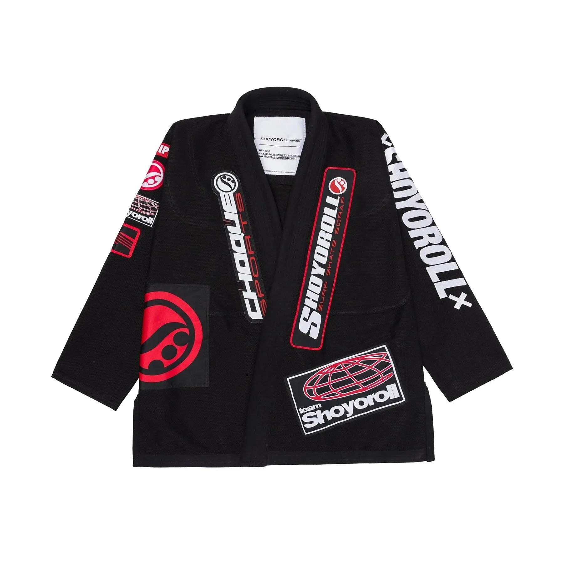 KIMONO/GI NEGRO DE JIU-JITSU BRASILEÑO SHOYOROLL FEDERATION V4 BATCH 24