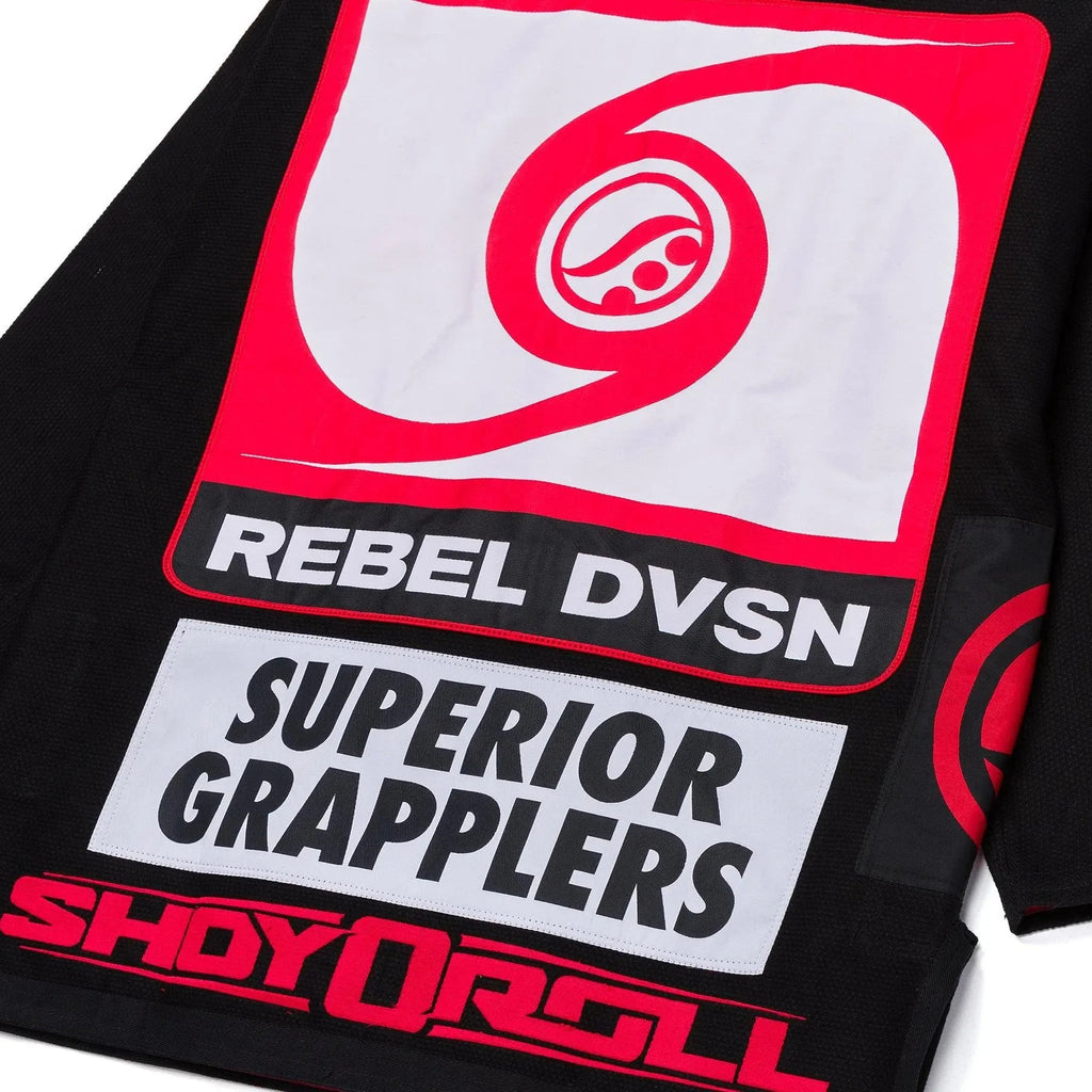 SHOYOROLL FEDERATION V4 BATCH 24 BRASILIANISCHES JIU-JITSU SCHWARZER KIMONO / GI