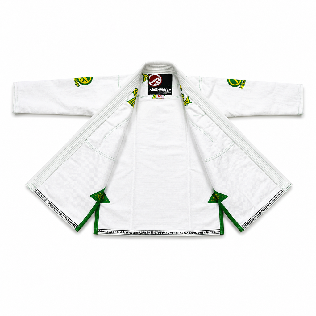 Shoyoroll x Albino & Preto Batch #25 Creative Transitions White BJJ Gi